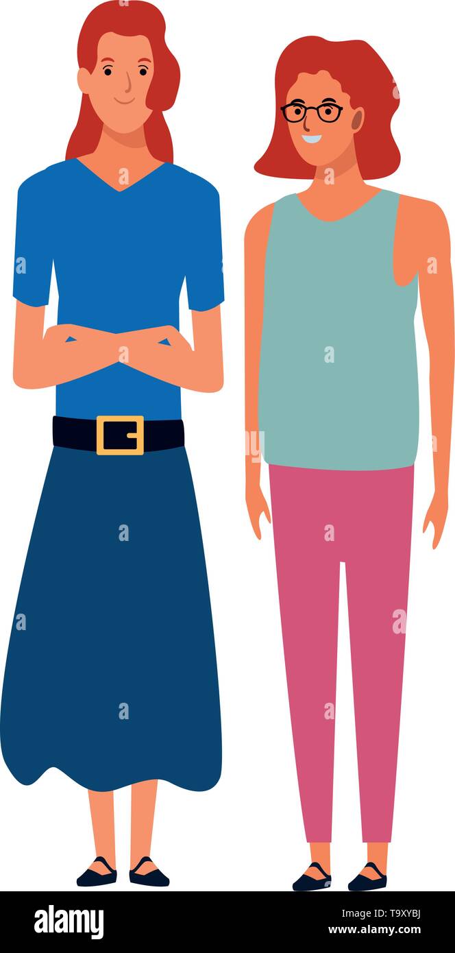 women avatar cartoon character Stock Vector Image & Art - Alamy