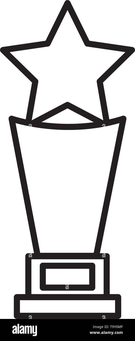 trophy award star Stock Vector Image & Art - Alamy