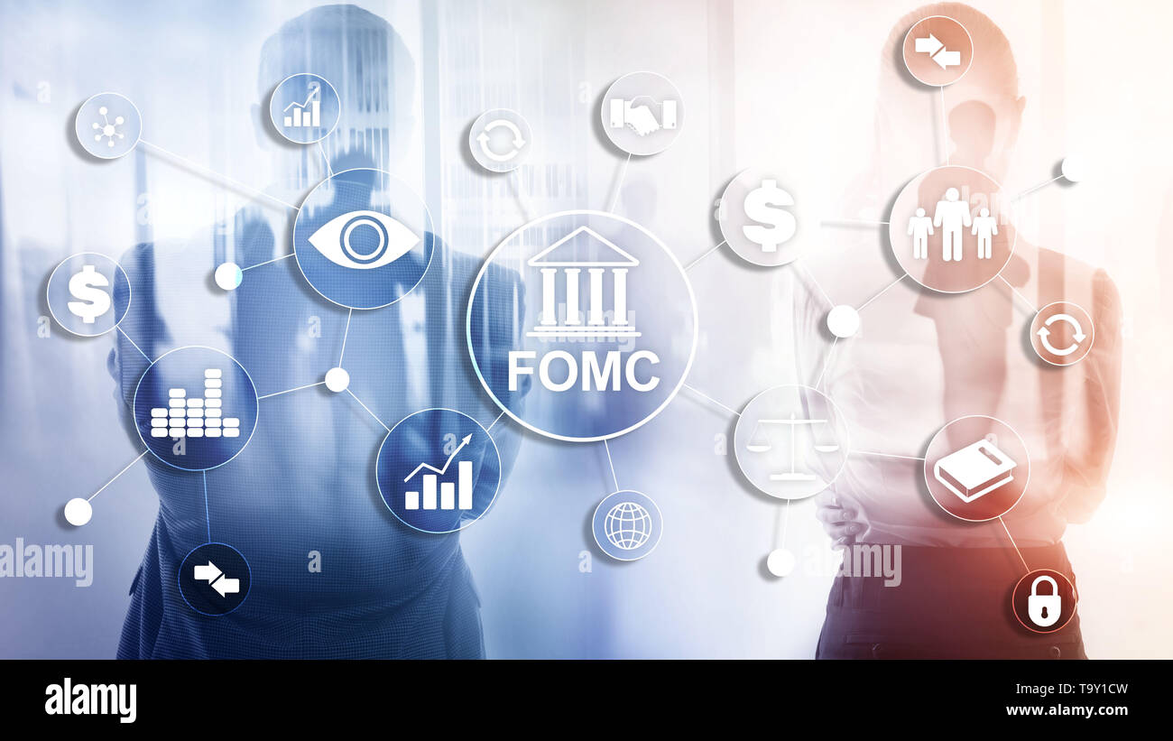 FOMC Federal Open Market Committee Government regulation Finance monitoring organisation. Stock Photo