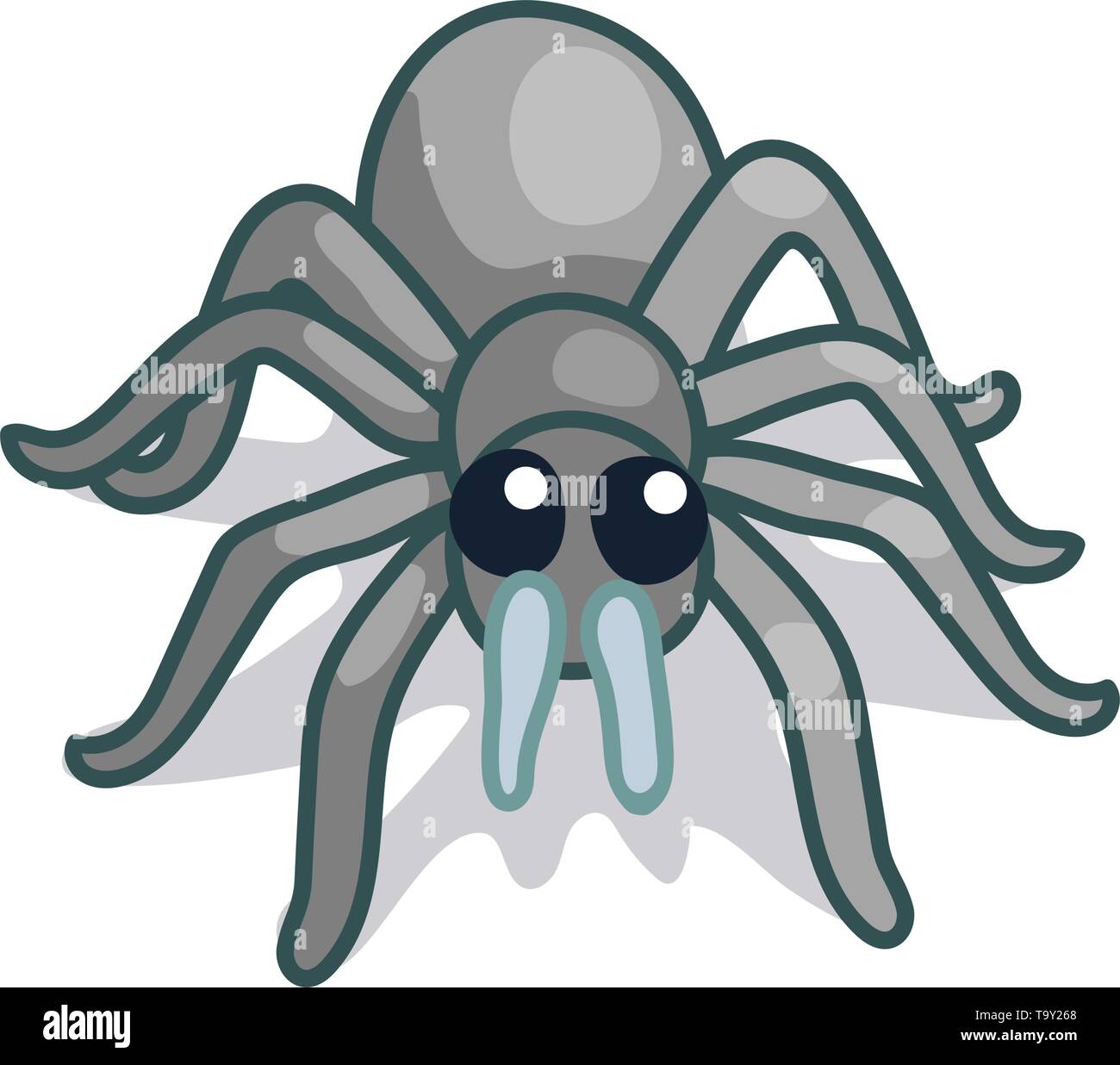 vector cute cartoon insect clip art spider Stock Vector Image & Art - Alamy