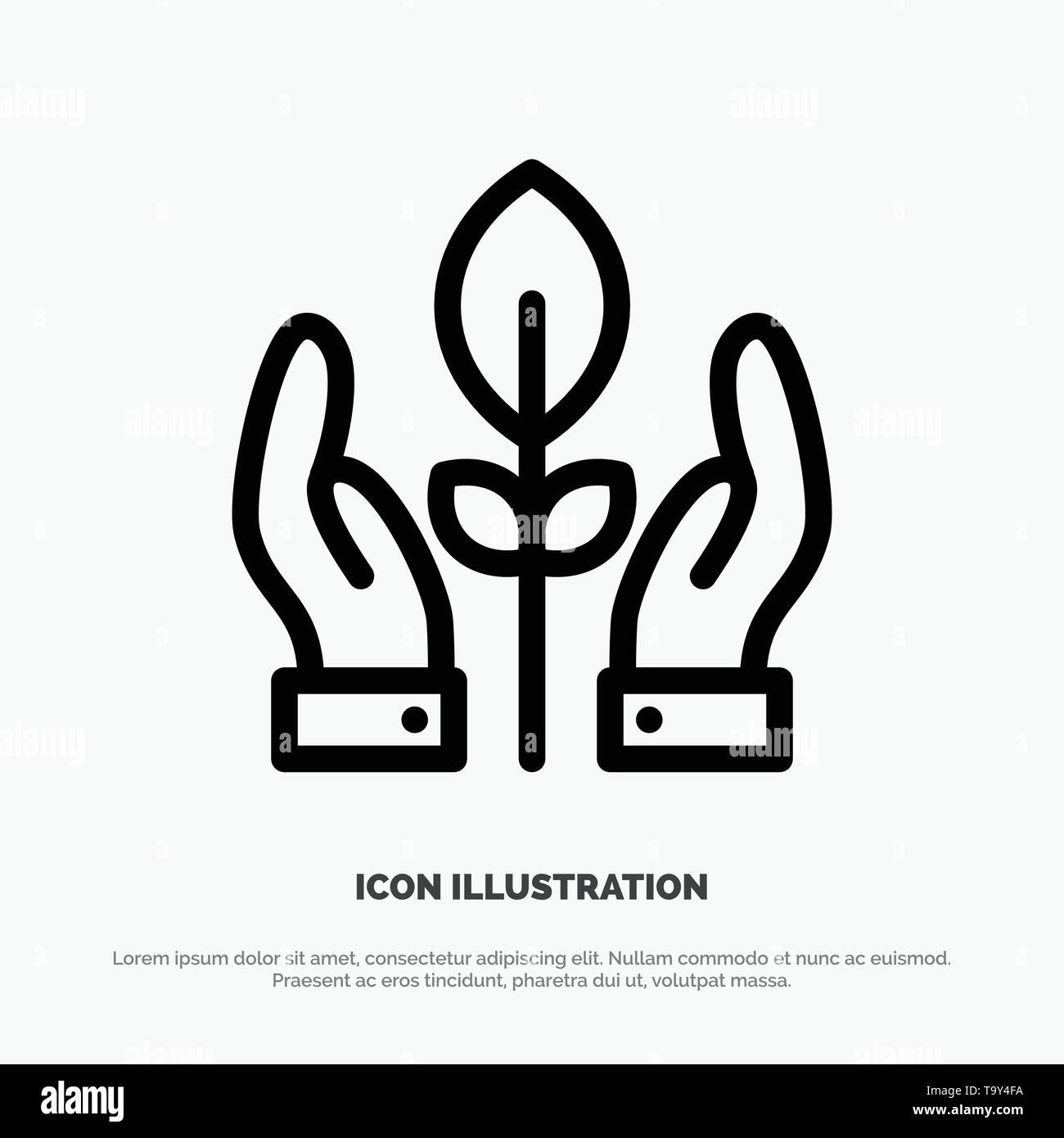 Hand energy Stock Vector Images - Alamy