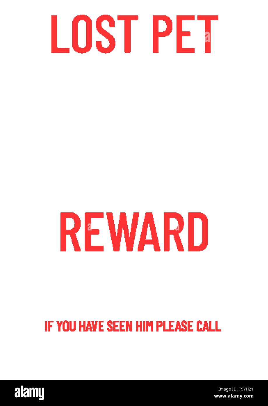 Lost pet poster template Missing banner design Stock Vector Image Lost pet poster template Missing banner design Stock Vector Image