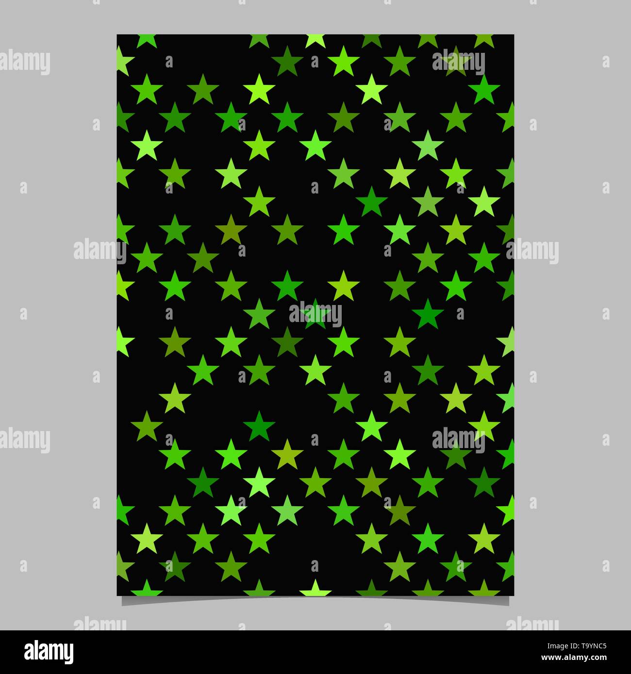 Green star bagroud design on black background Vector Image