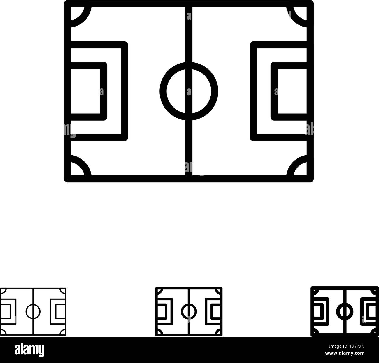 Sideline football pitch Black and White Stock Photos & Images Alamy
