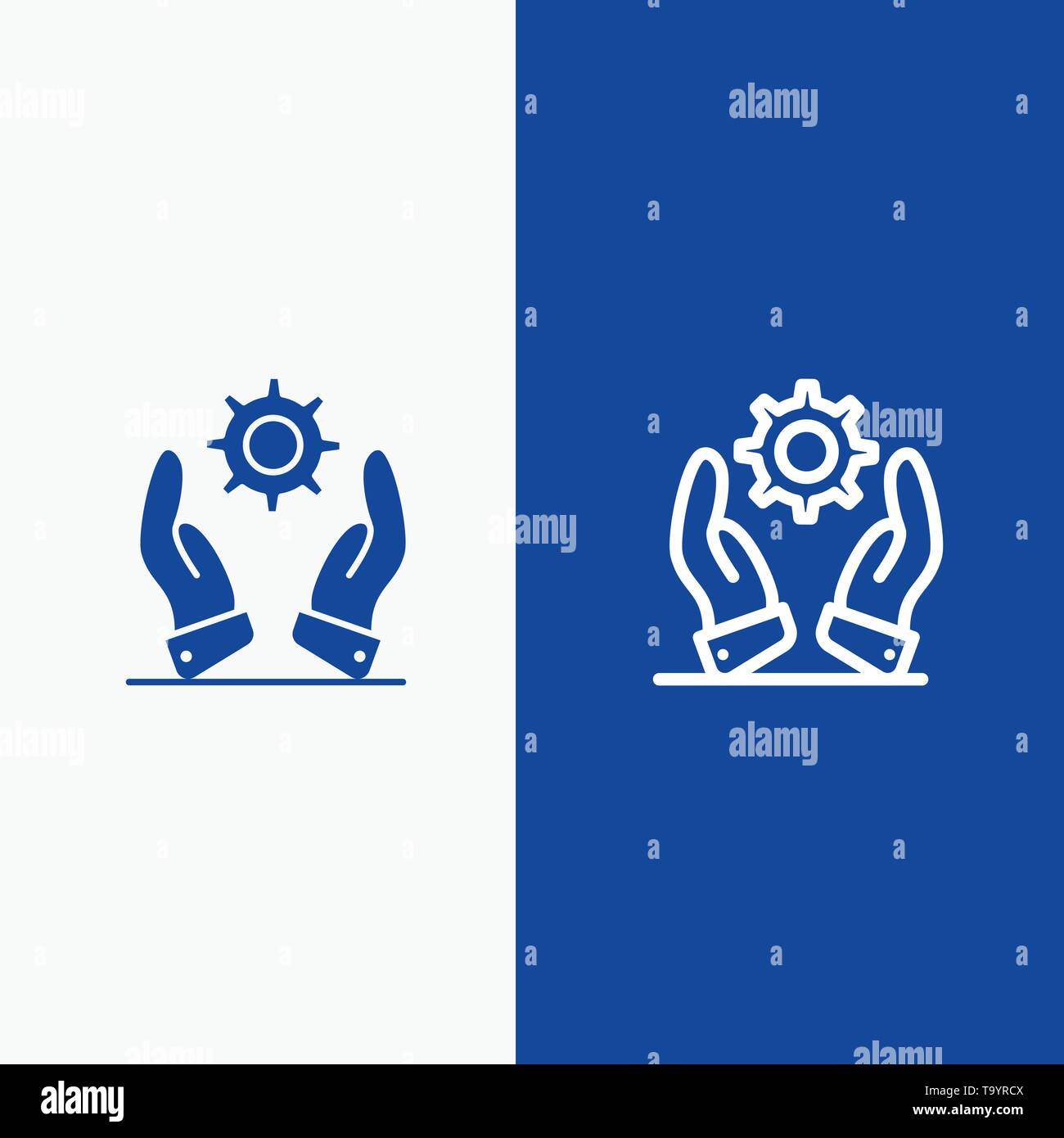 Business Development Modern Solutions Line And Glyph Solid Icon
