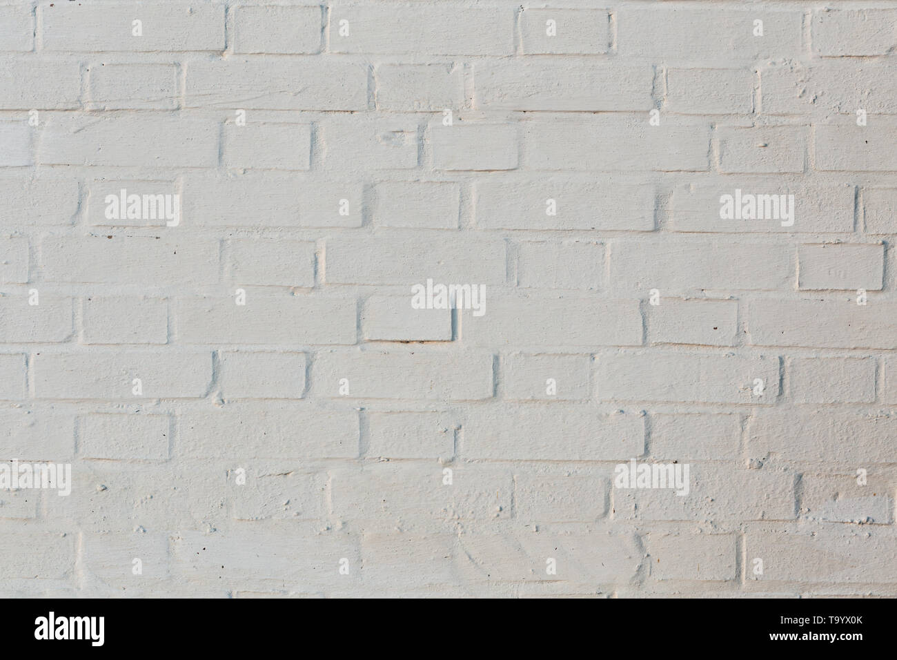 white stucco brick wall flat textured background Stock Photo