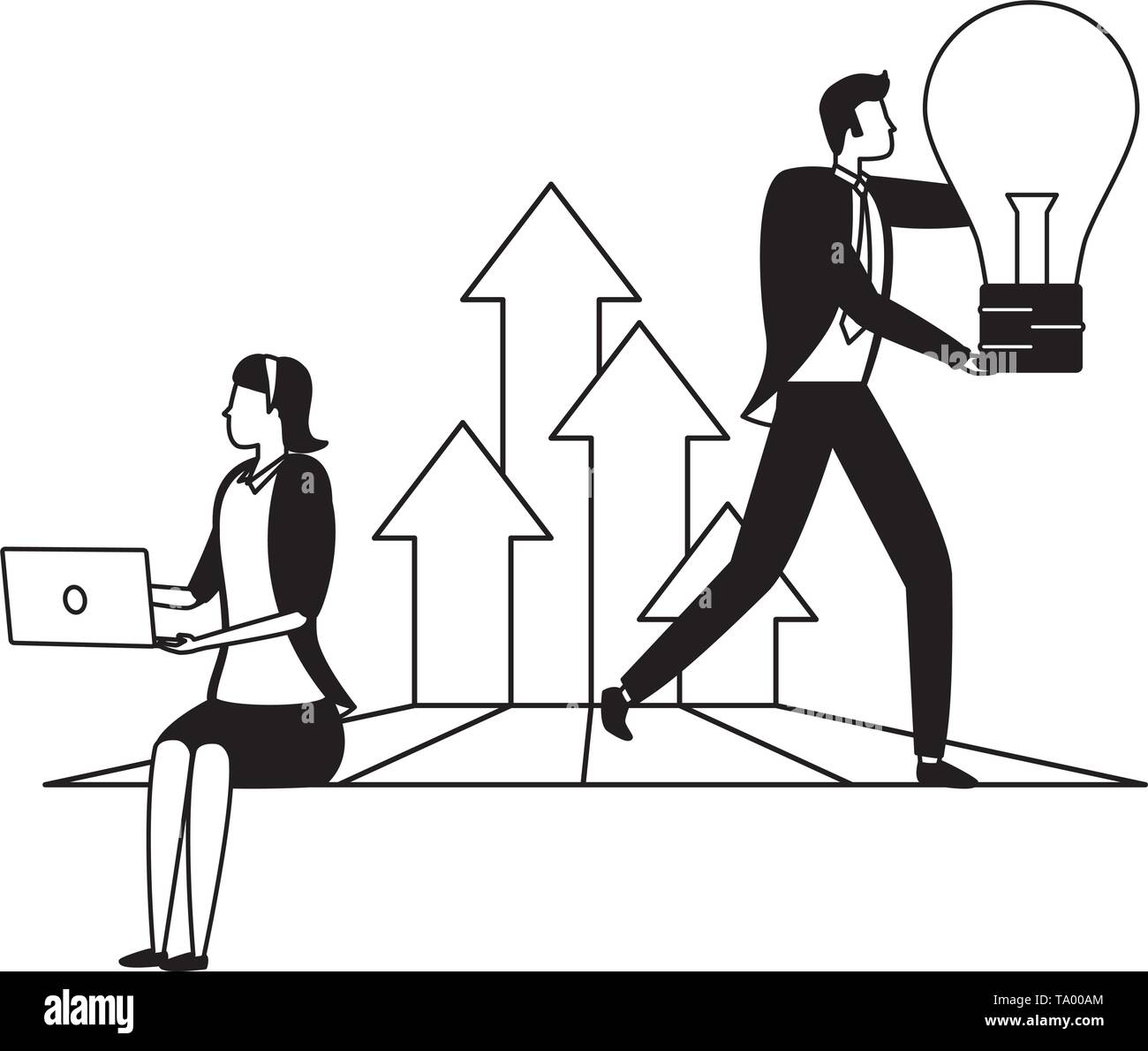 people business success Stock Vector Image & Art - Alamy