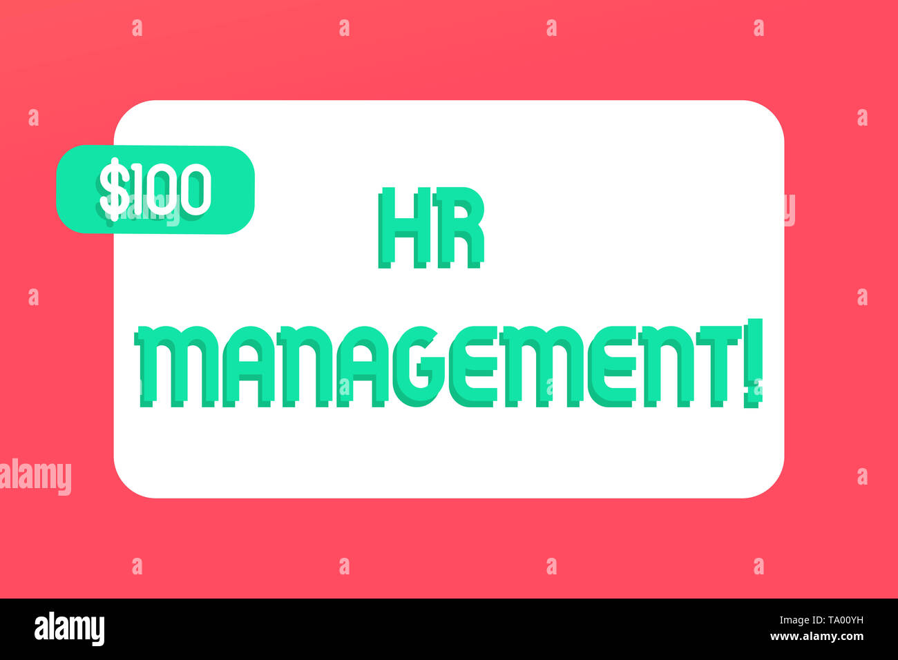 Writing note showing Hr Management. Business concept for strategic ...