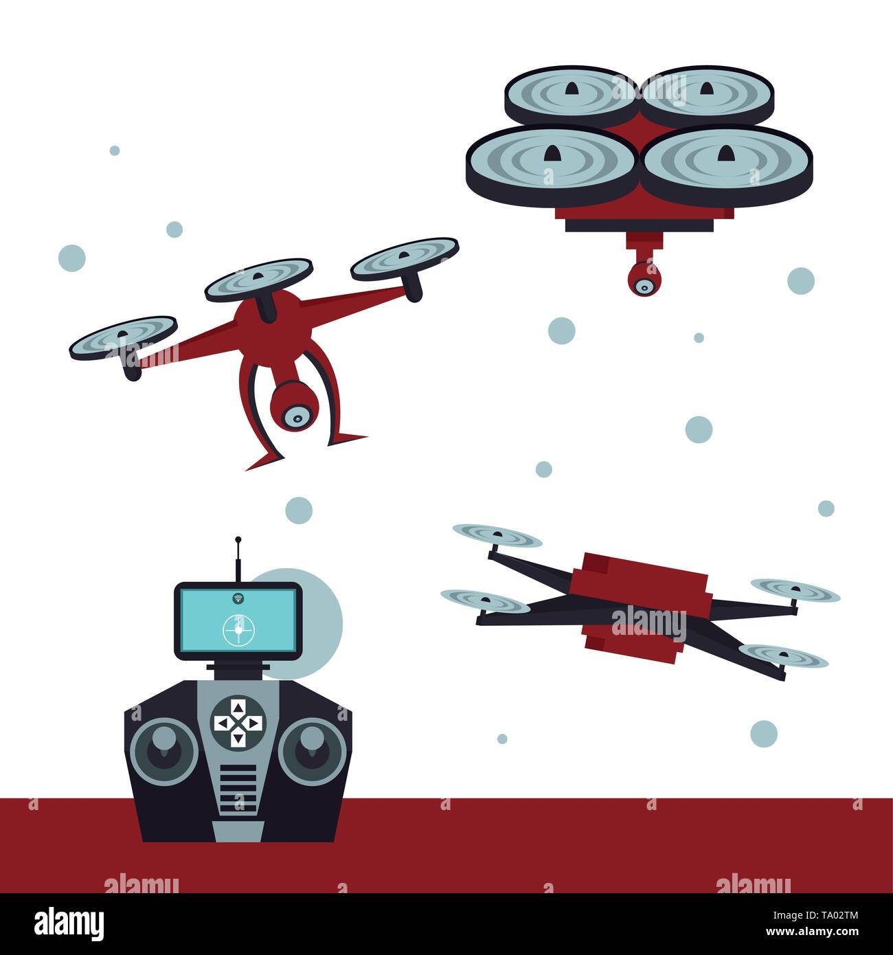 Drones and remote control Stock Vector Image & Art Alamy