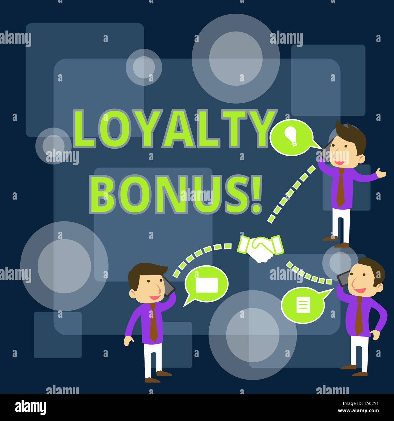 Writing note showing Loyalty Bonus. Business concept for reward such as ...