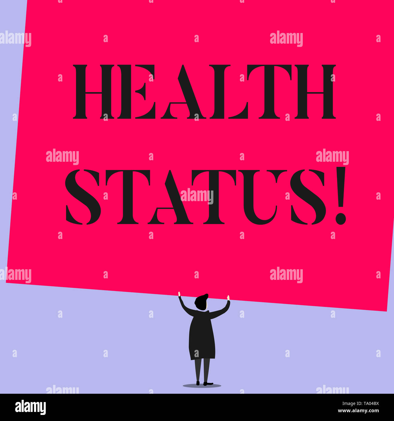 Health Rosting Text Word writing text Health Status. Business photo showcasing The state of ...