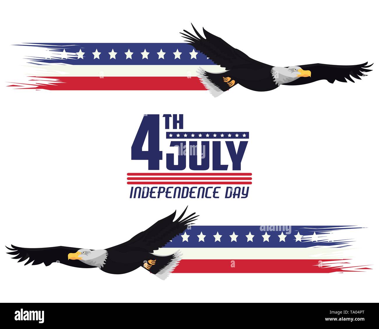 USA independence day card Stock Vector Image & Art Alamy