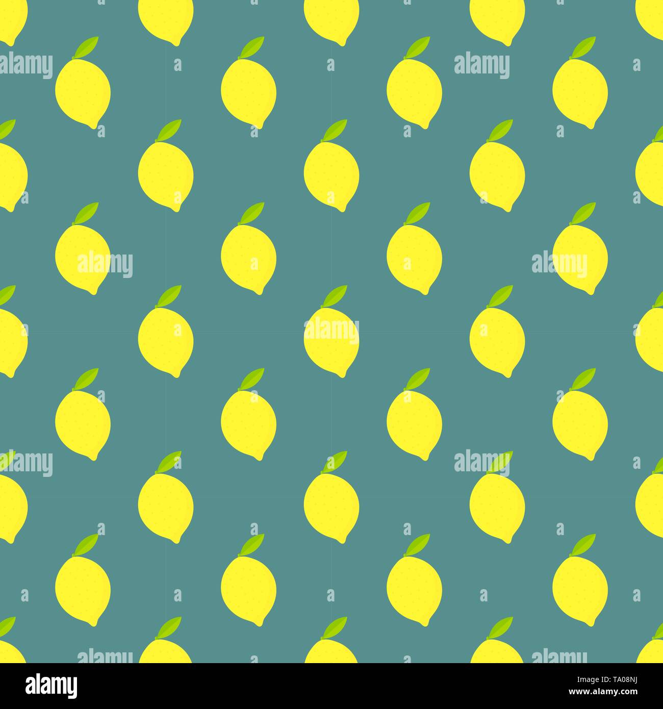 Lemon seamless pattern. Vector illustration Stock Vector Image & Art ...