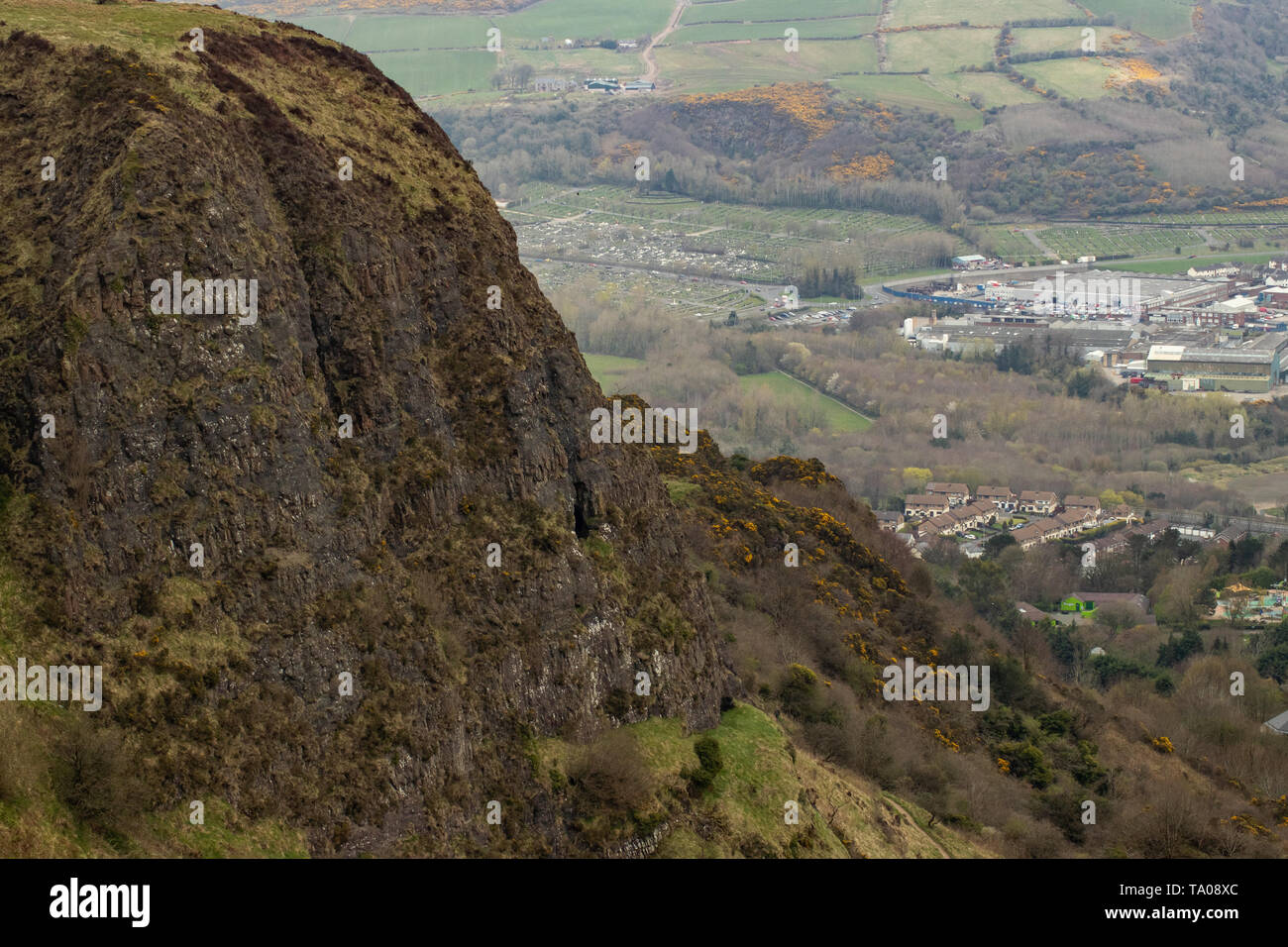 Cave Hill in Belfast Stock Photo