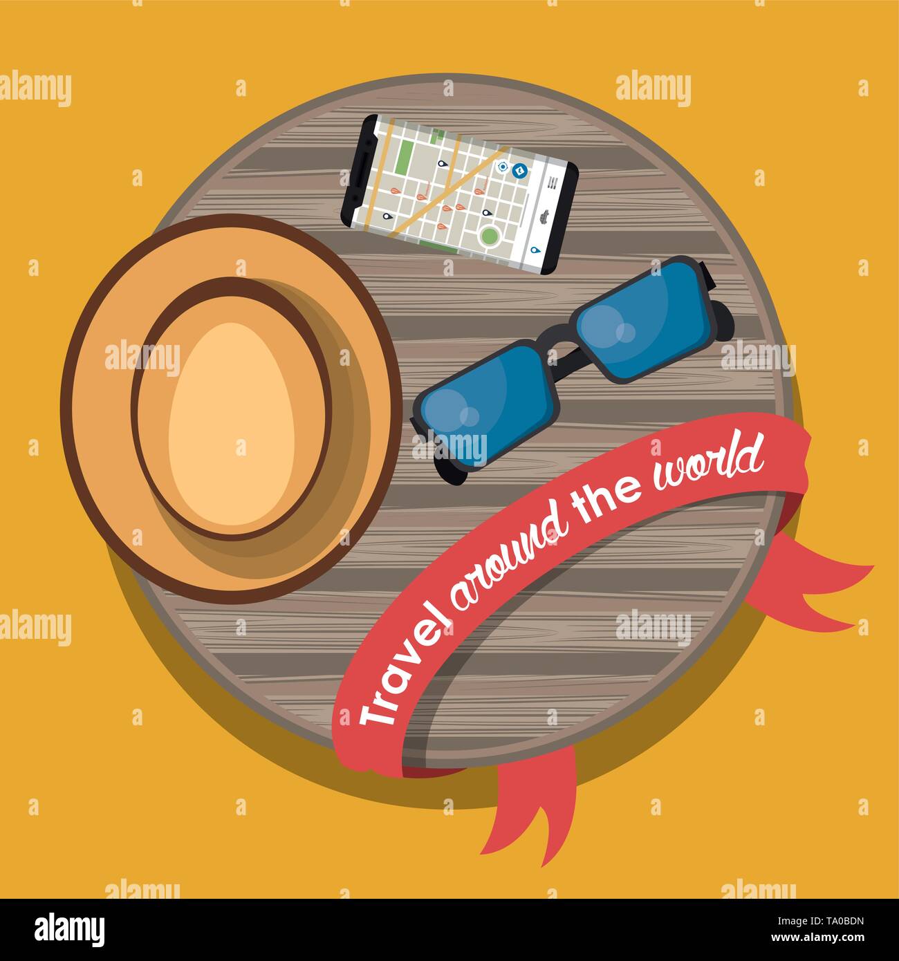 Travel around the world Stock Vector Image & Art - Alamy