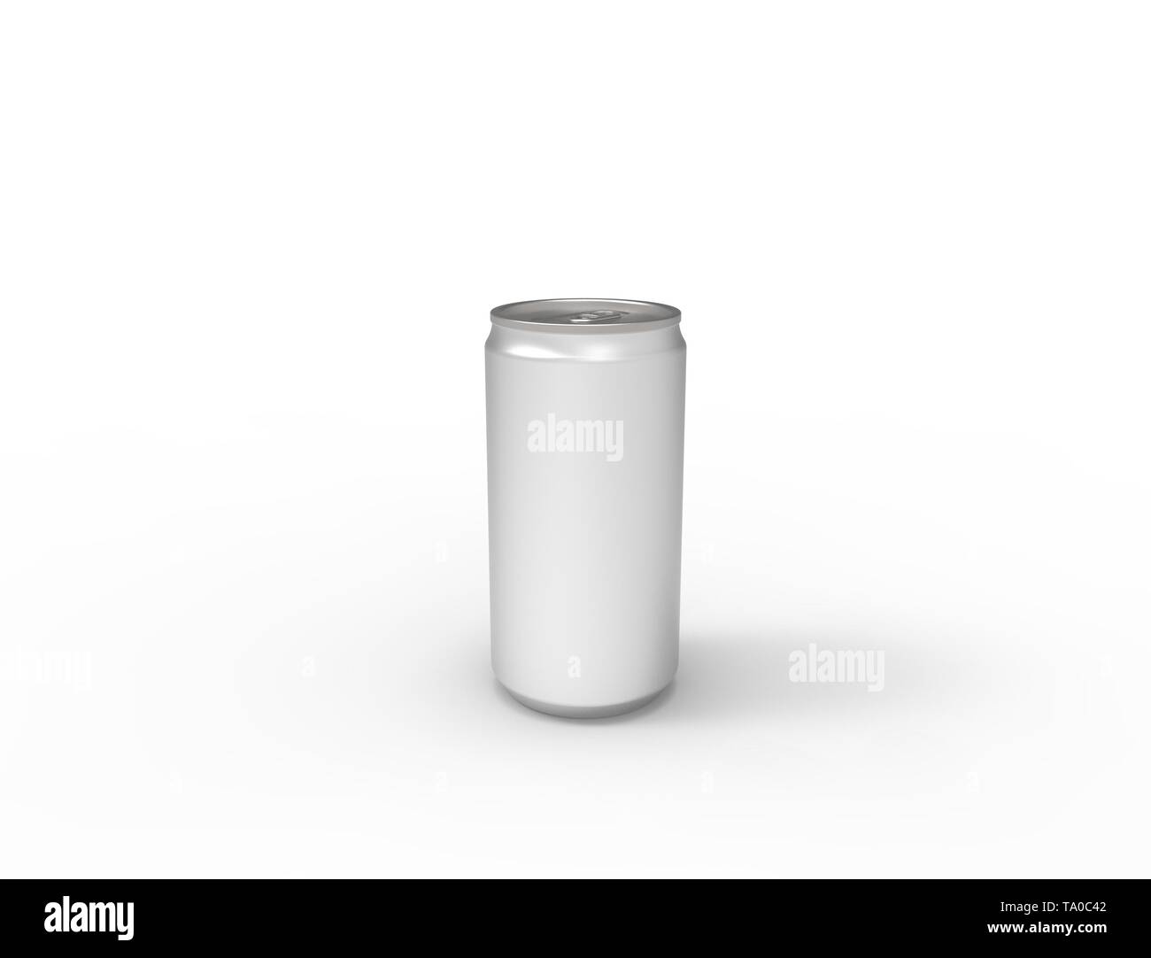 3D illustration of a soda can isolated on white background Stock Photo