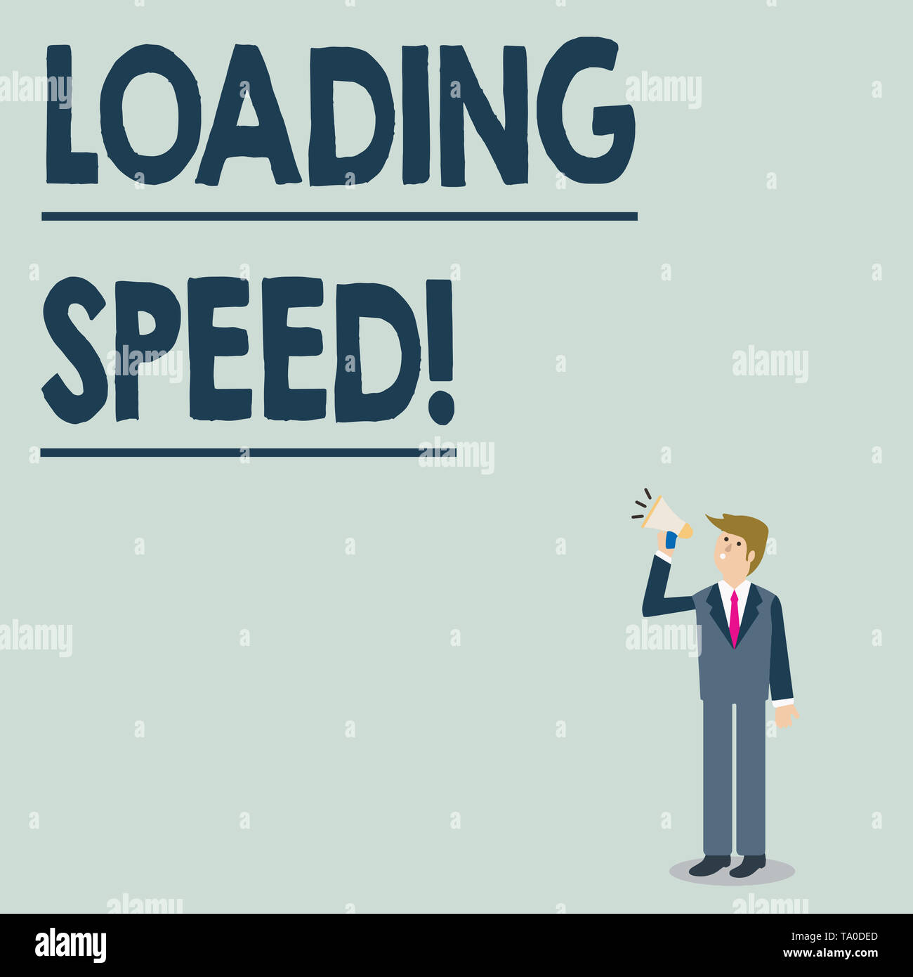 Conceptual hand writing showing Loading Speed. Concept meaning time ...