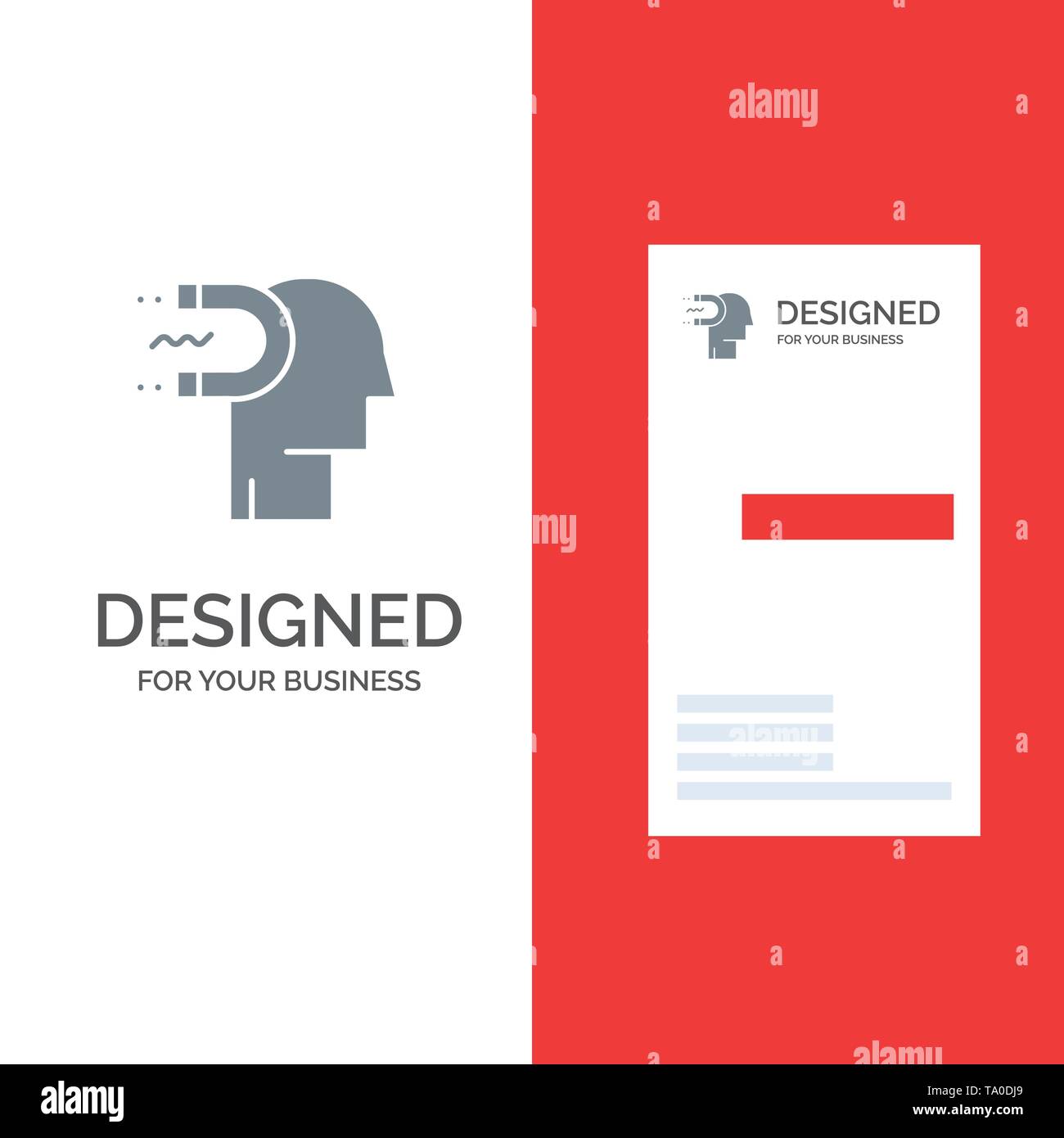 Power, Influence, Engagement, Human, Influence, Lead Grey Logo Design