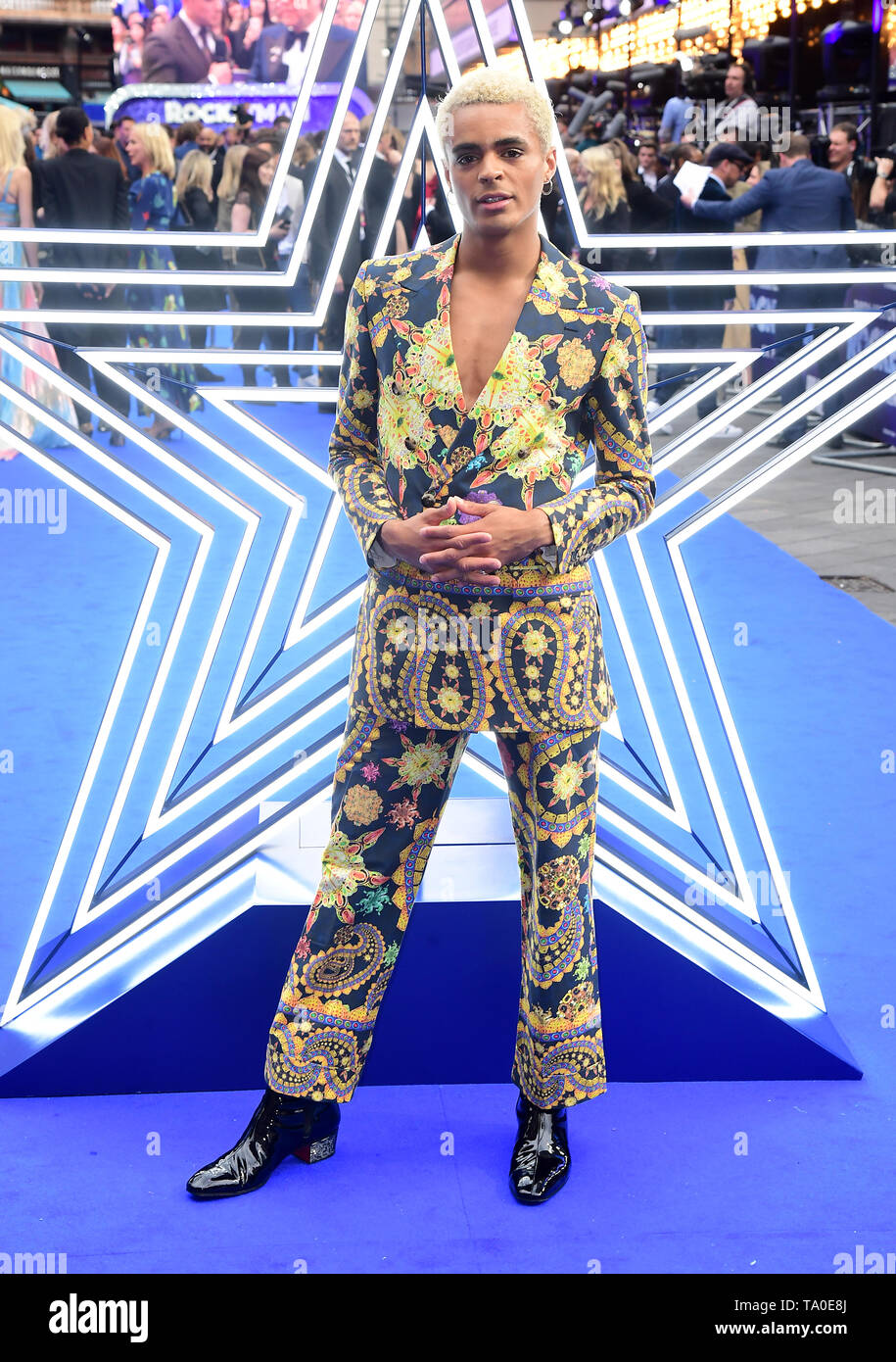 Layton Williams attending the Rocketman UK Premiere, at the Odeon Luxe, Leicester Square, London Stock Photo