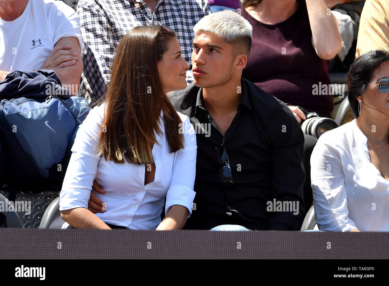 Joaquin Correa of Lazio and his girlfriend Roma 17/05/2019 Foro Italico  Internazionali BNL D'Italia Italian Open Photo Andrea Staccioli / Insidefo  Stock Photo - Alamy