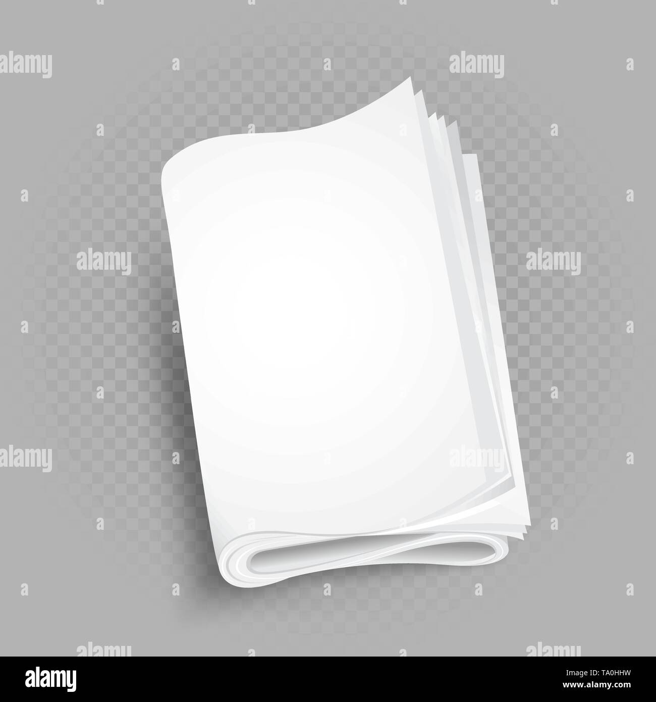 newspaper press template Stock Vector