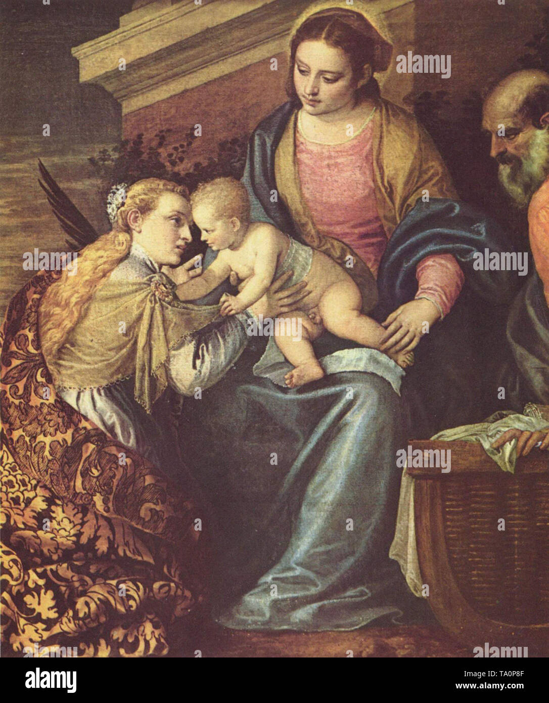 Paolo Veronese - mystic marriage st catherine Stock Photo - Alamy