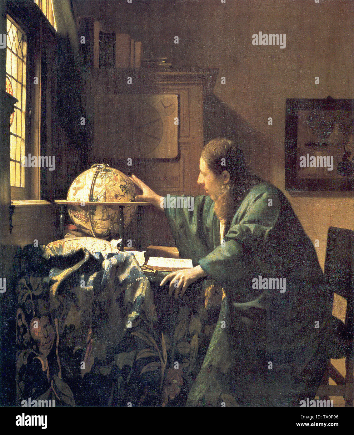 Vermeer The Astronomer The Astronomer, 1668 By Johannes Vermeer