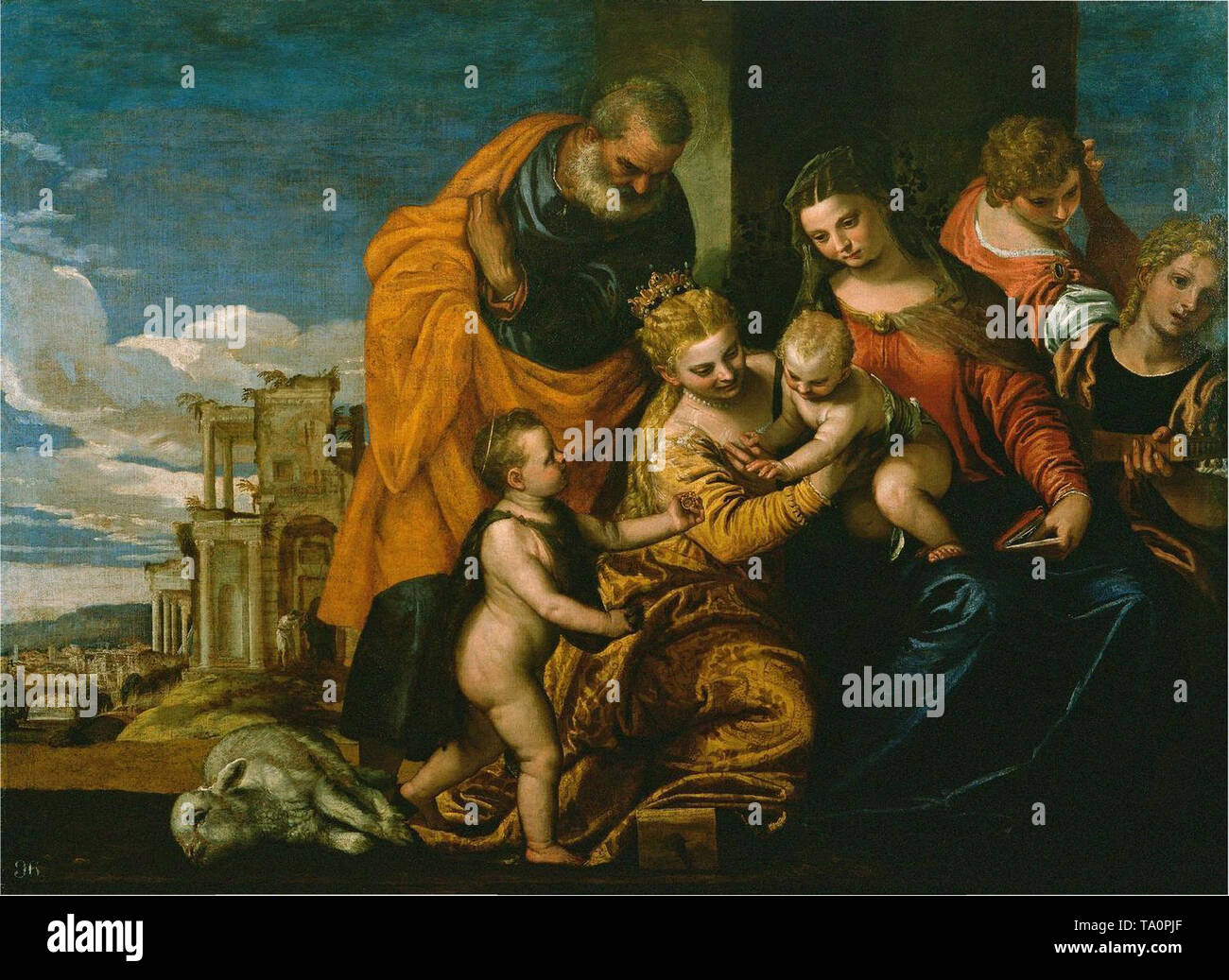 Paolo Veronese - marriage saint catherine Stock Photo - Alamy