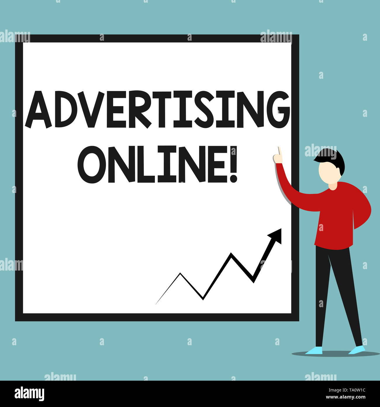 Word writing text Advertising Online. Business photo showcasing ...
