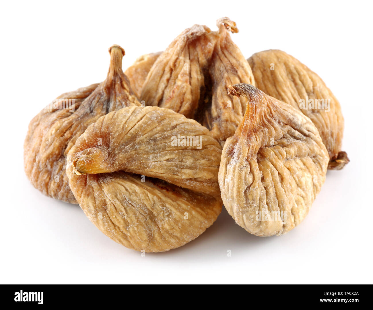 Dried figs isolated on white background Stock Photo Alamy