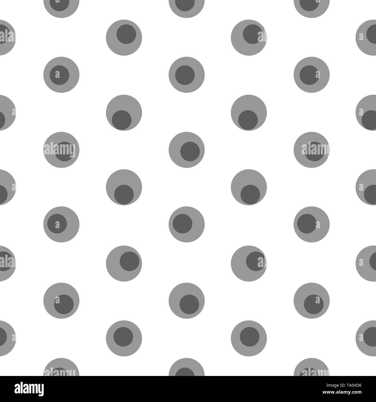 Grey polka dot abstract seamless pattern. Vector illustration Stock ...
