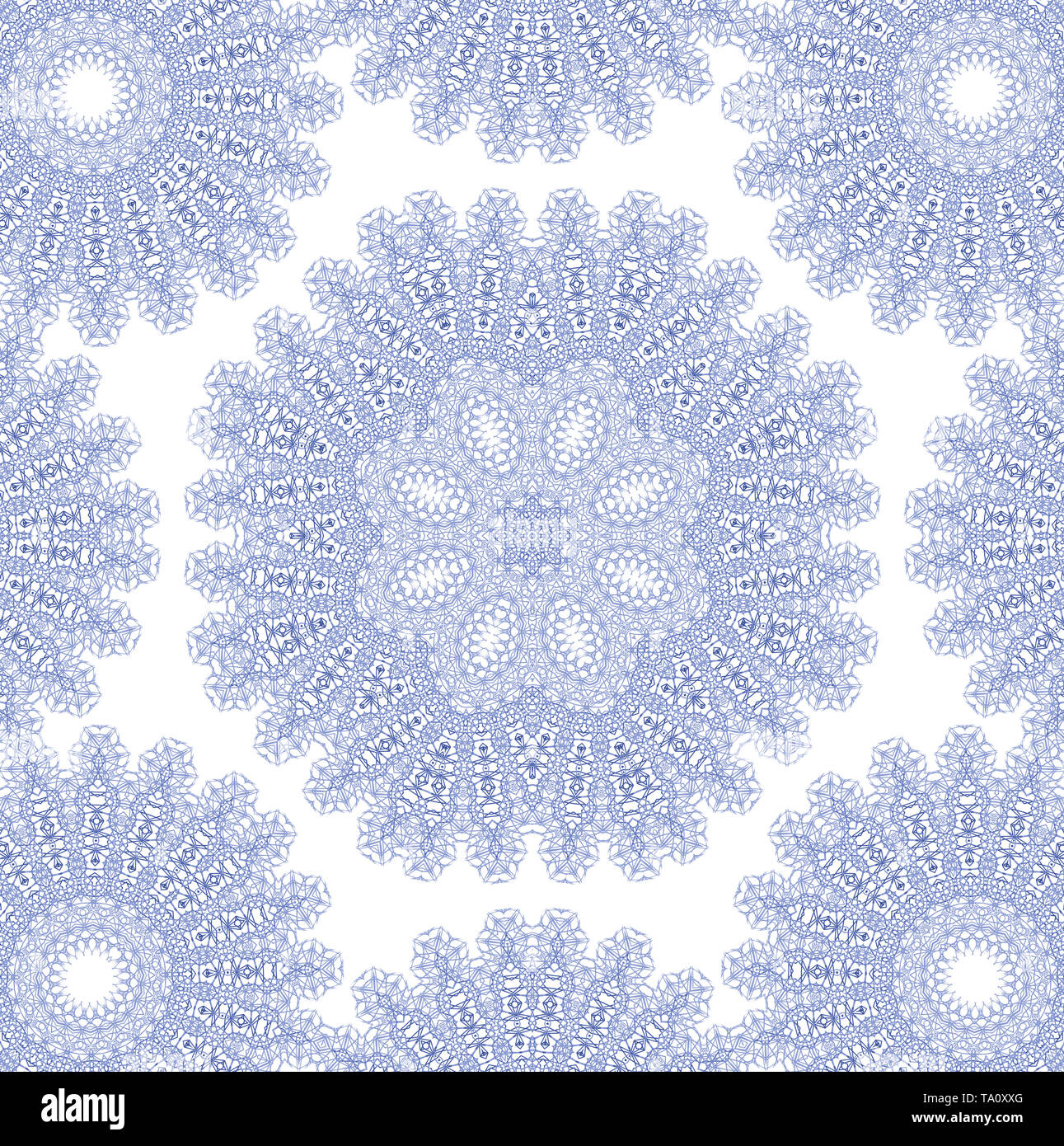 White background with abstract blue pattern Stock Photo - Alamy