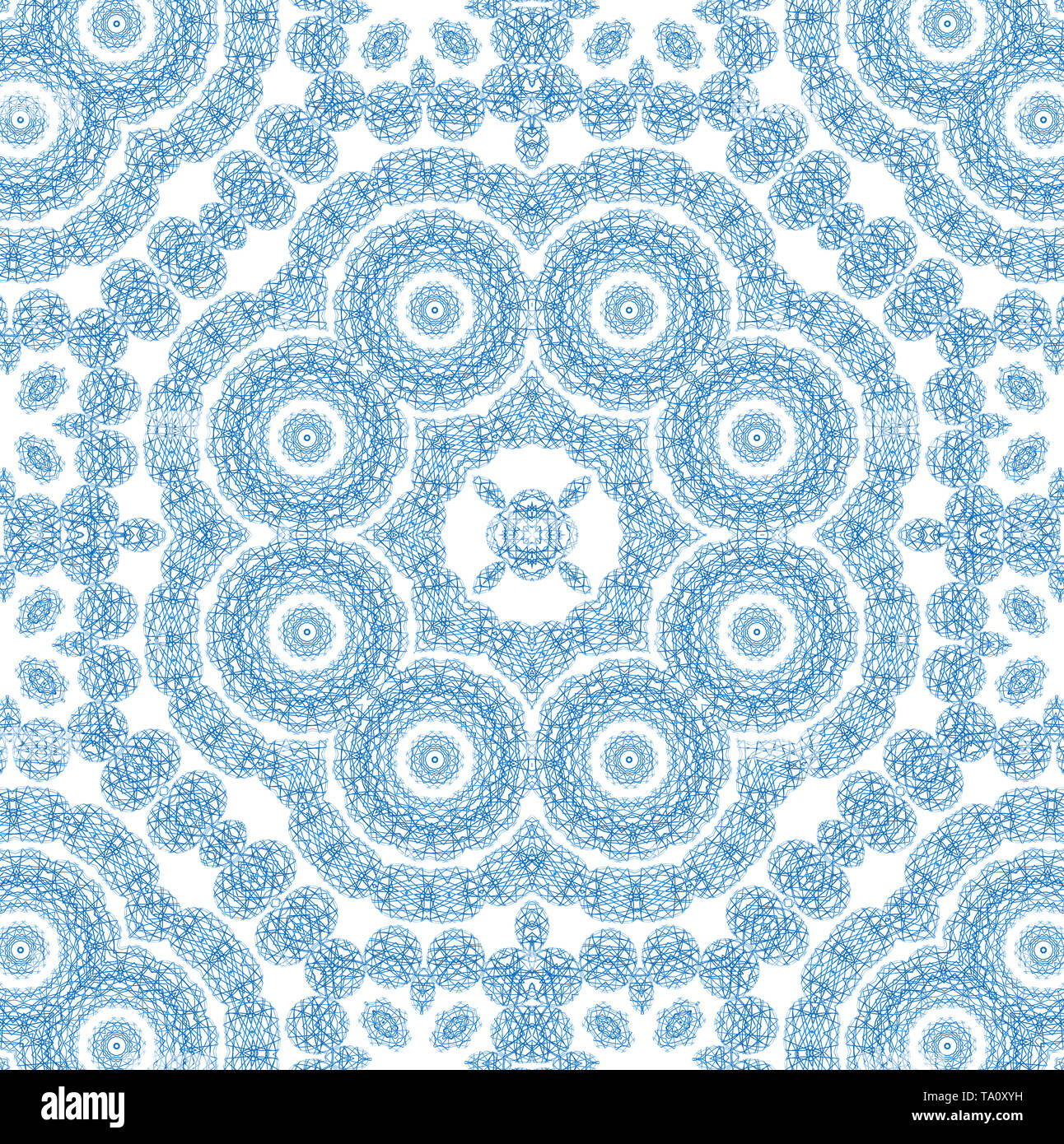 White background with abstract blue pattern Stock Photo - Alamy
