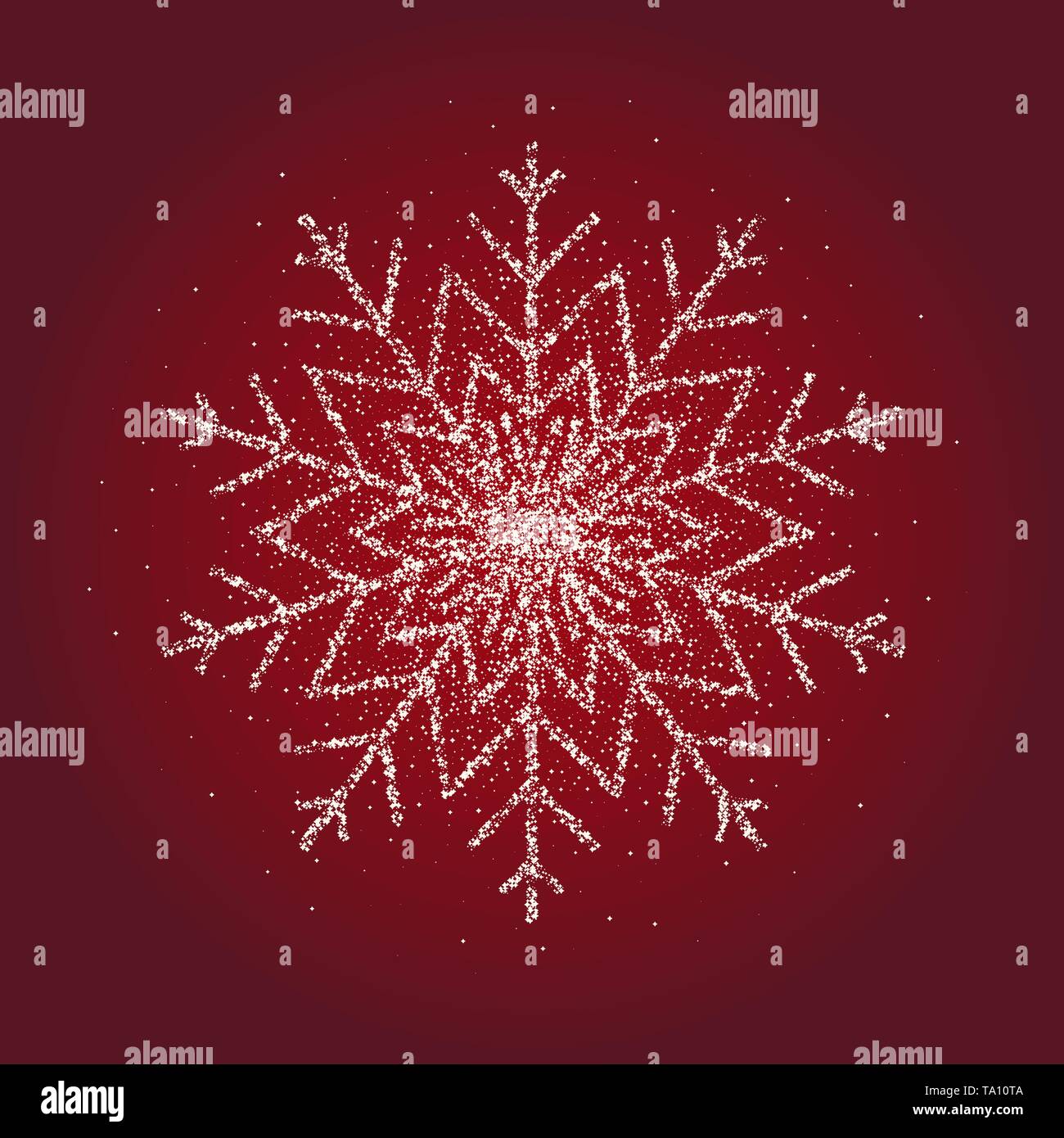 Snowflake icon. Christmas and new year, xmas, winter symbol. Stock - vector. Stock Vector