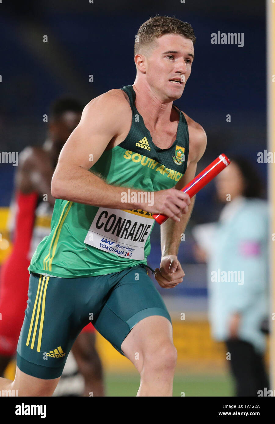 YOKOHAMA, JAPAN MAY 11 Pieter Conradie of South Africa during day 1