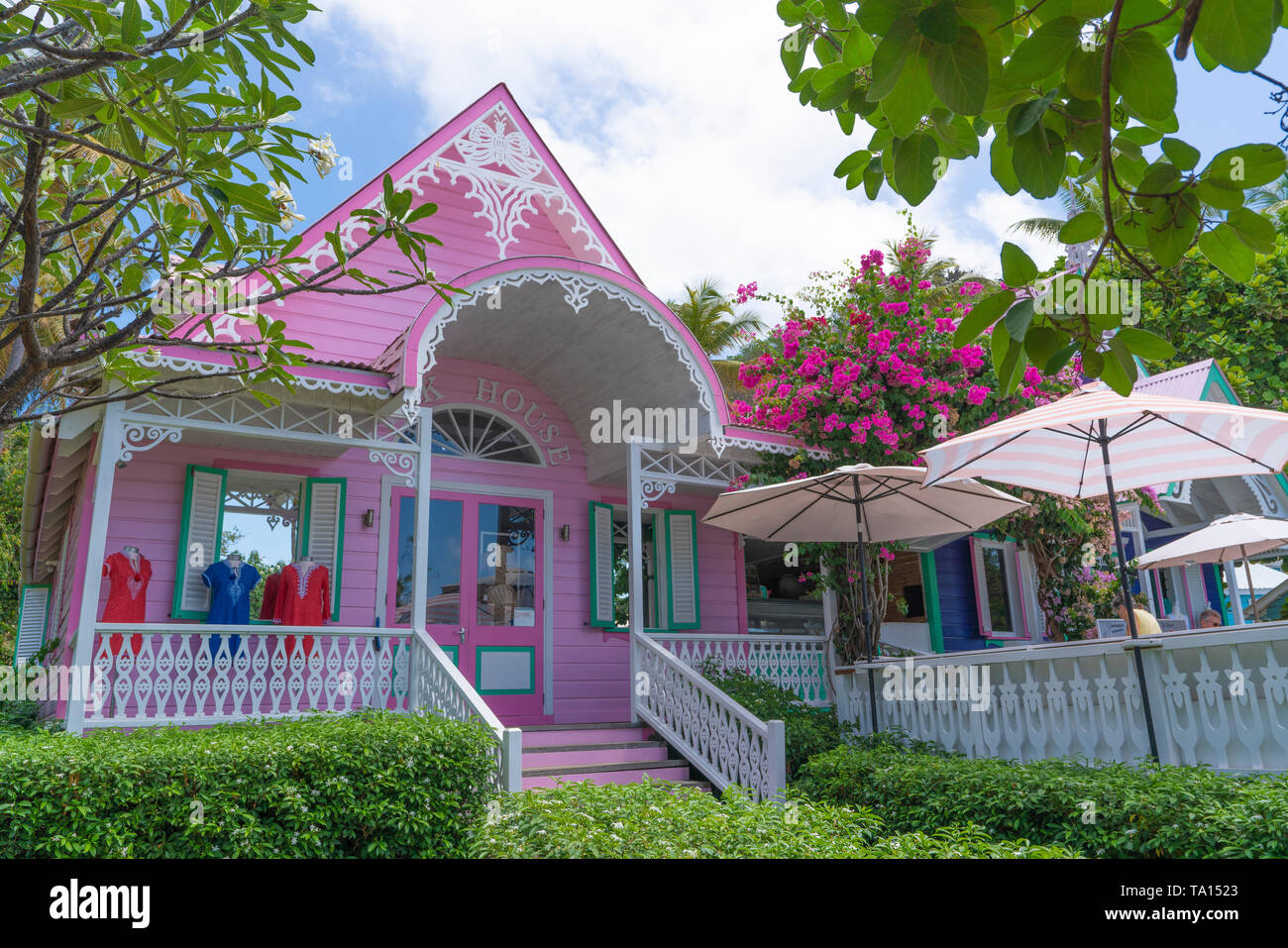 Purple house mustique hi-res stock photography and images - Alamy
