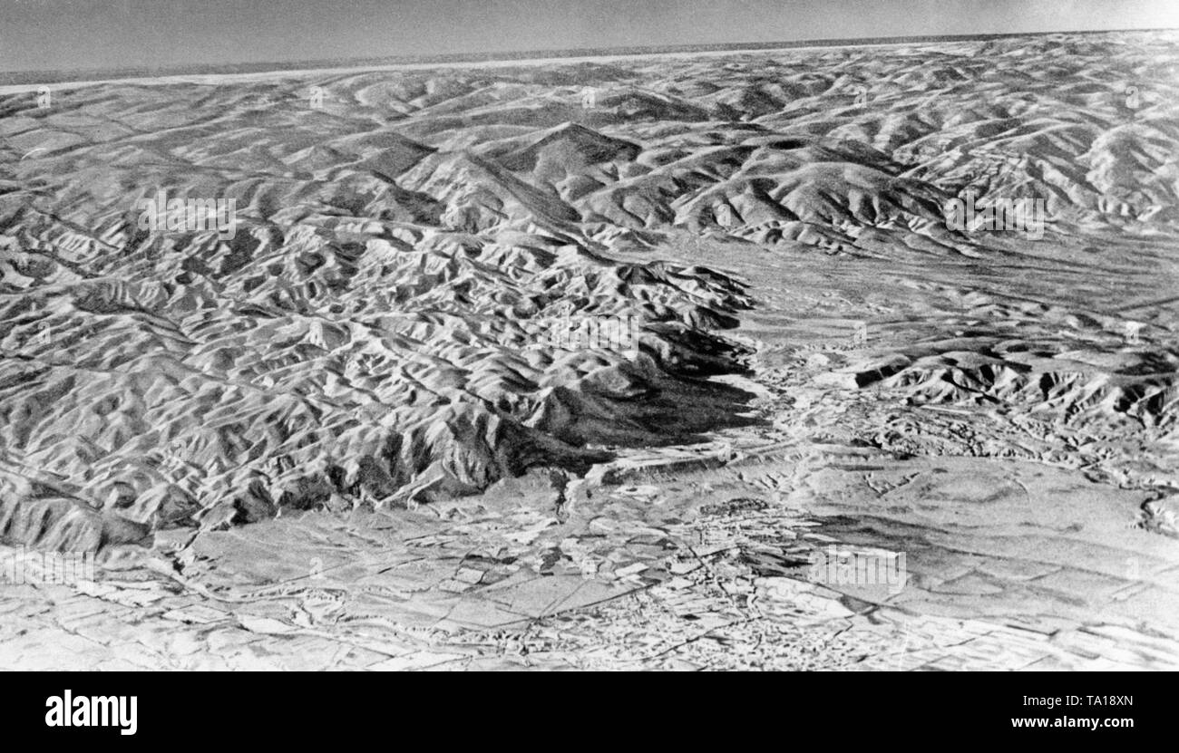 One of the earliest infrared photos of Jericho and the surrounding