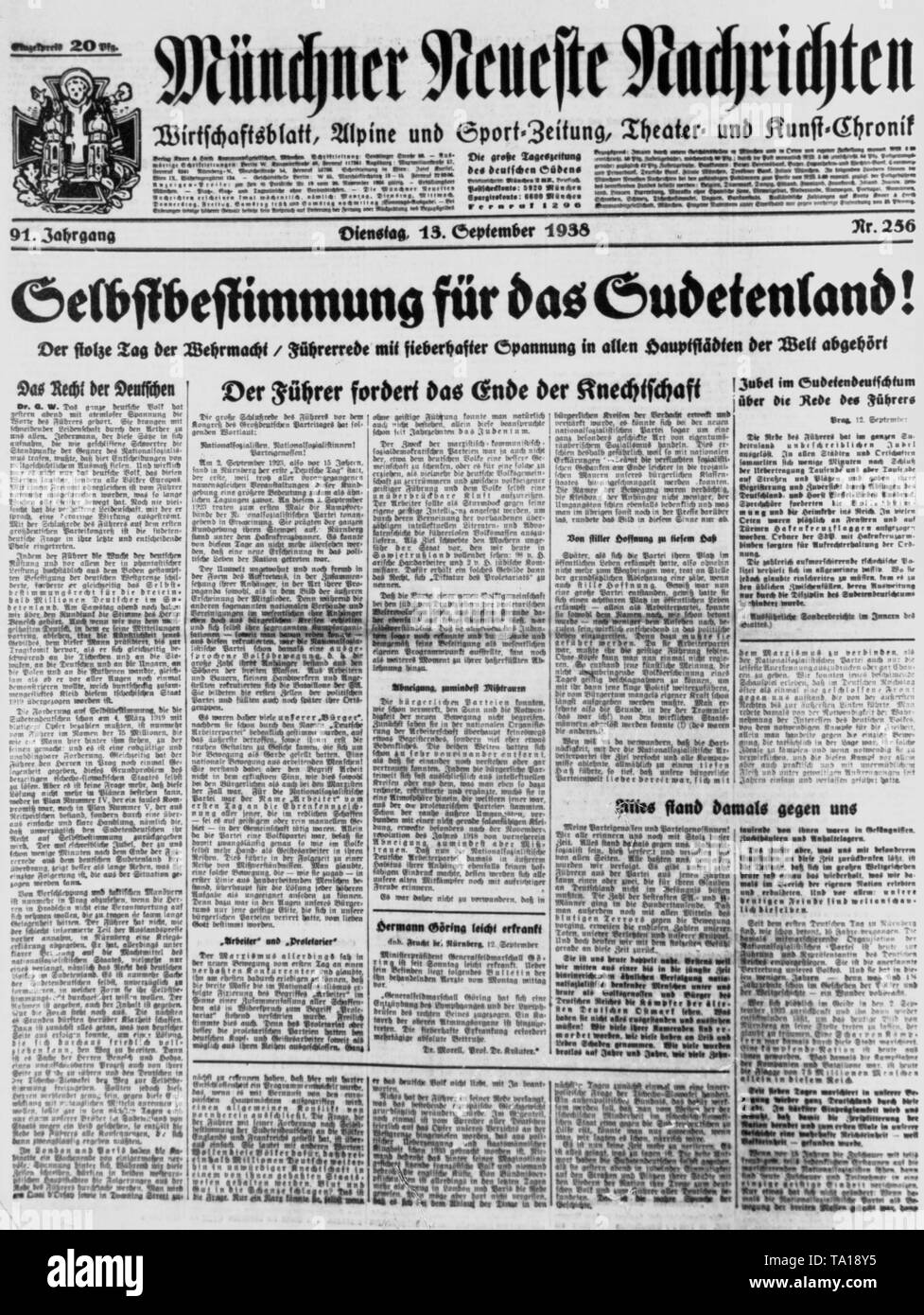 Adolf hitler speech paper hi-res stock photography and images - Alamy