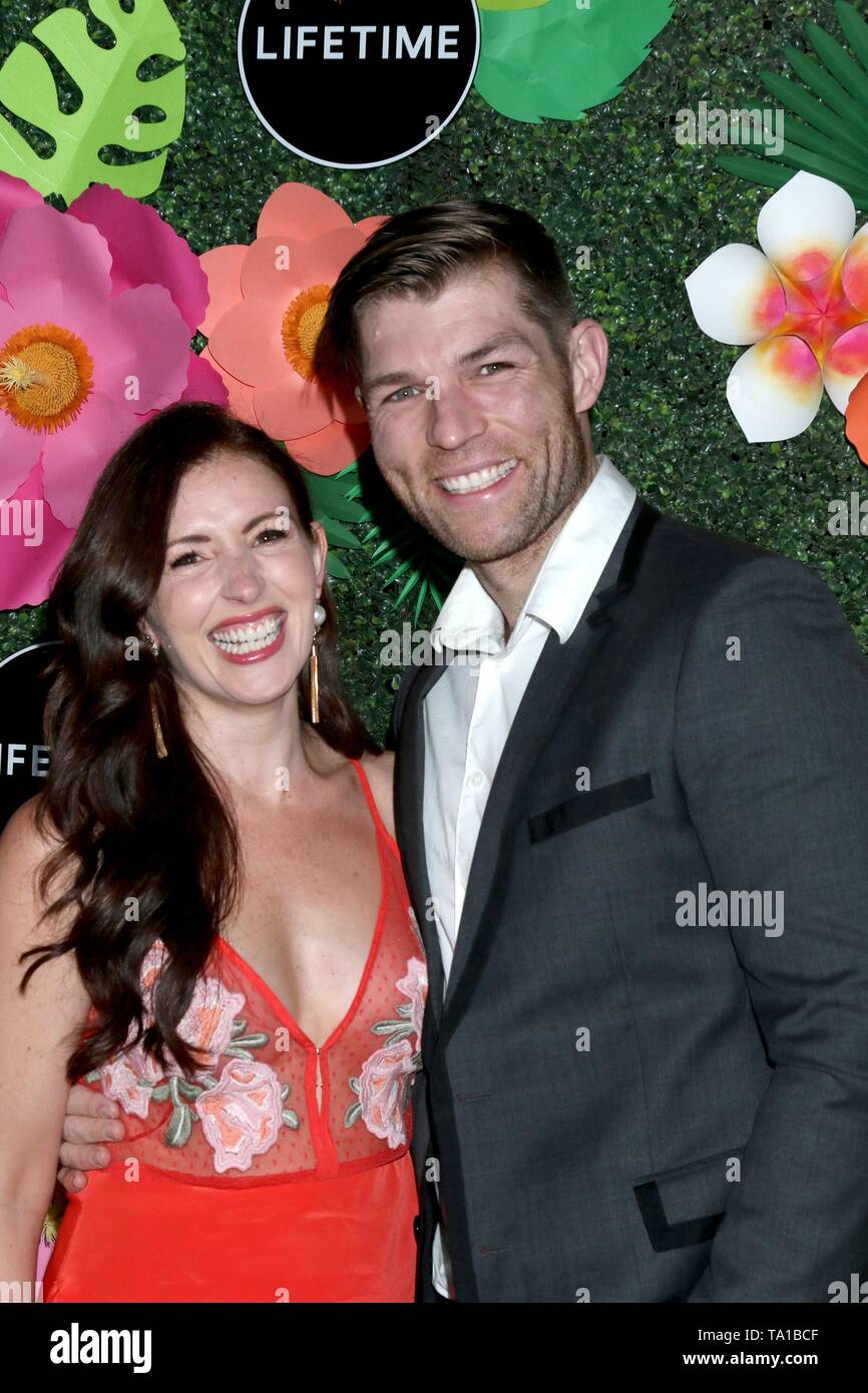 Erin Hasan, Liam McIntyre at arrivals for Lifetime's Summer Luau, W Los