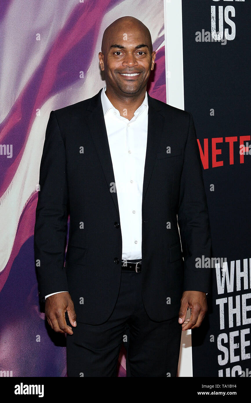 New York, USA. 20 May, 2019. Andrew Stewart-Jones at the World Premiere of 'When They See Us' at The Apollo Theater. Credit: Steve Mack/Alamy Live News Stock Photo