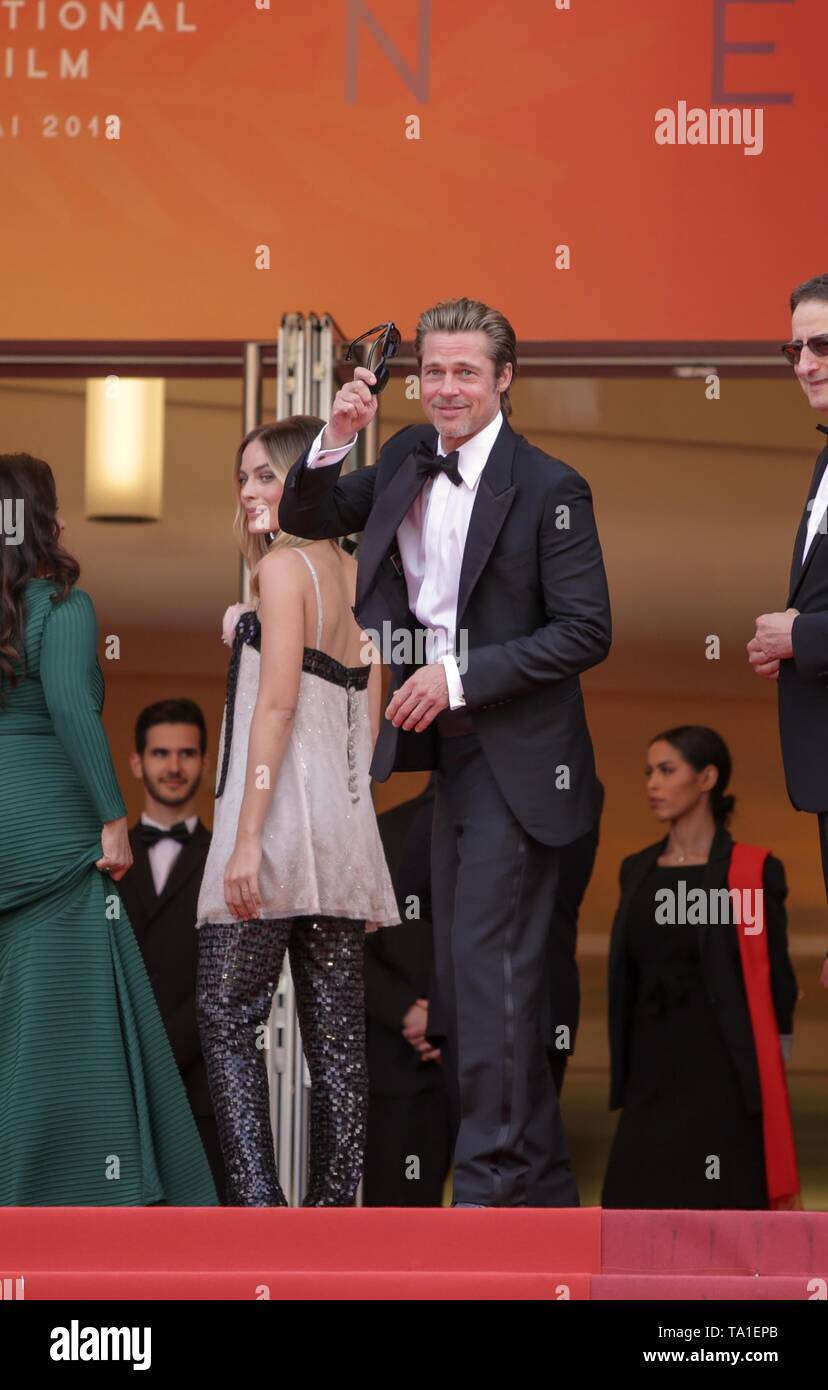 Brad Pitt,2019 Cannes Stock Photo