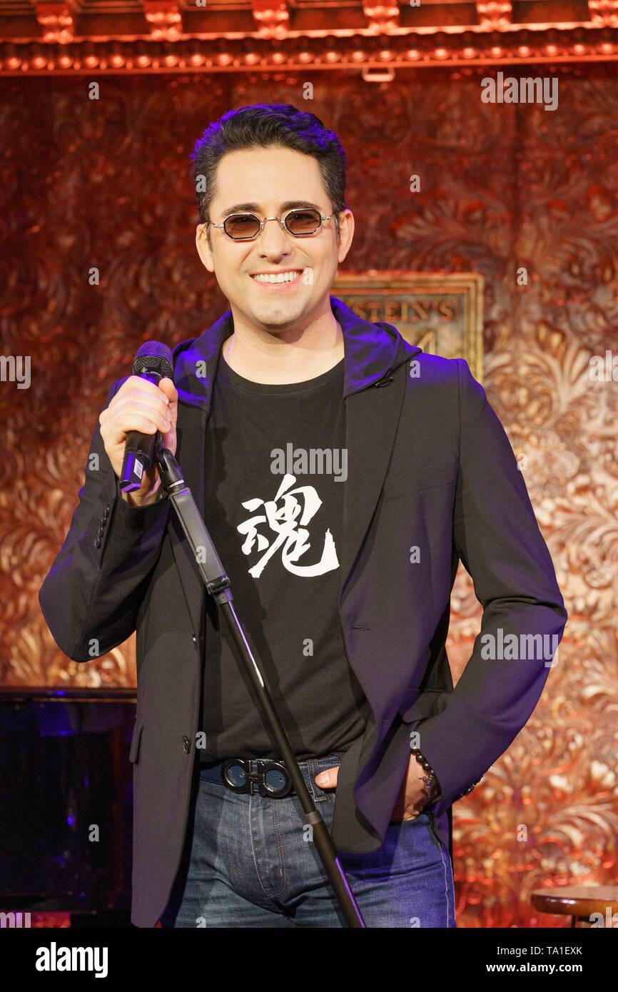 New York Ny Usa 21st May 19 John Lloyd Young Photo Call For Feinstein S 54 Below