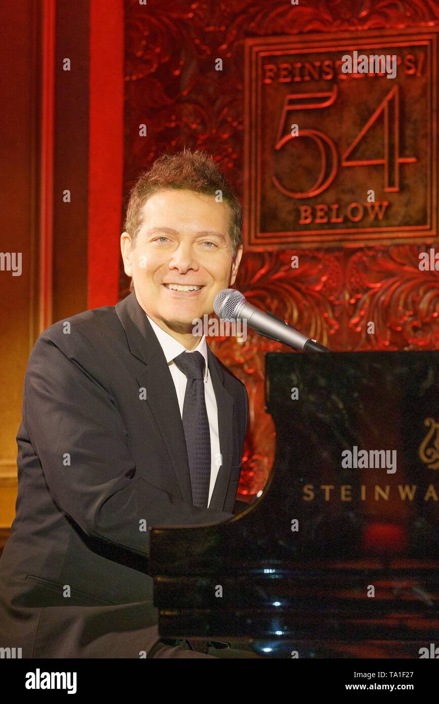 New York Ny Usa 21st May 19 Michael Feinstein Photo Call For Feinstein S 54 Below Press