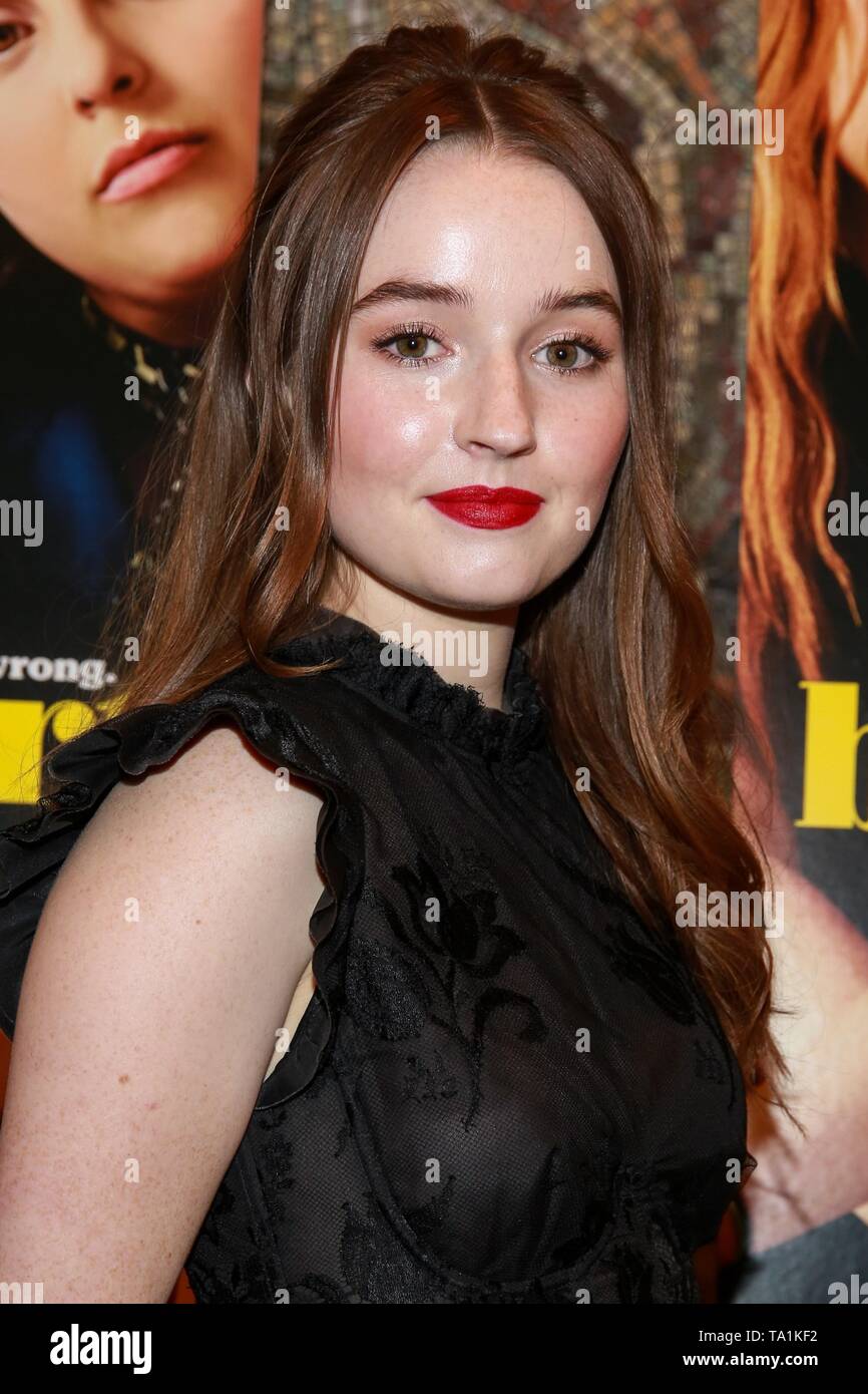 New York, NY, USA. 21st May, 2019. Kaitlyn Dever at arrivals for BOOKSMART Screening, The Whitby Hotel Theater, New York, NY May 21, 2019. Credit: Jason Mendez/Everett Collection/Alamy Live News Stock Photo