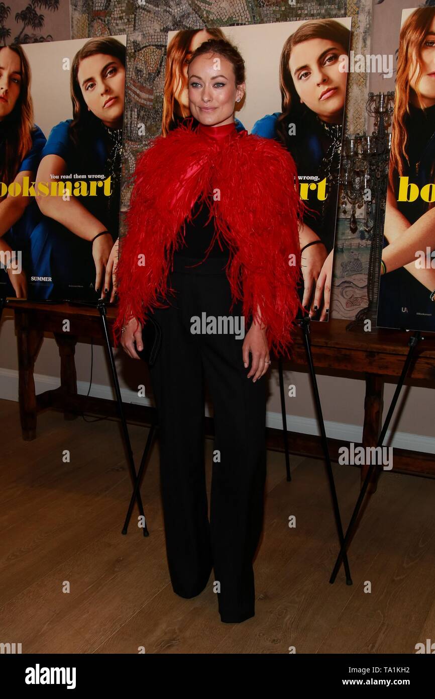 New York, NY, USA. 21st May, 2019. Olivia Wilde at arrivals for BOOKSMART Screening, The Whitby Hotel Theater, New York, NY May 21, 2019. Credit: Jason Mendez/Everett Collection/Alamy Live News Stock Photo
