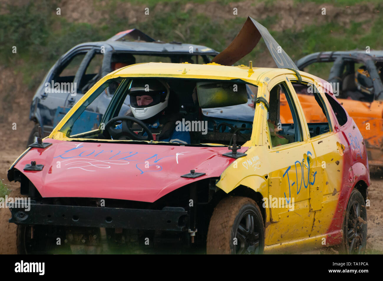 Smallfield Raceway Stock Photo