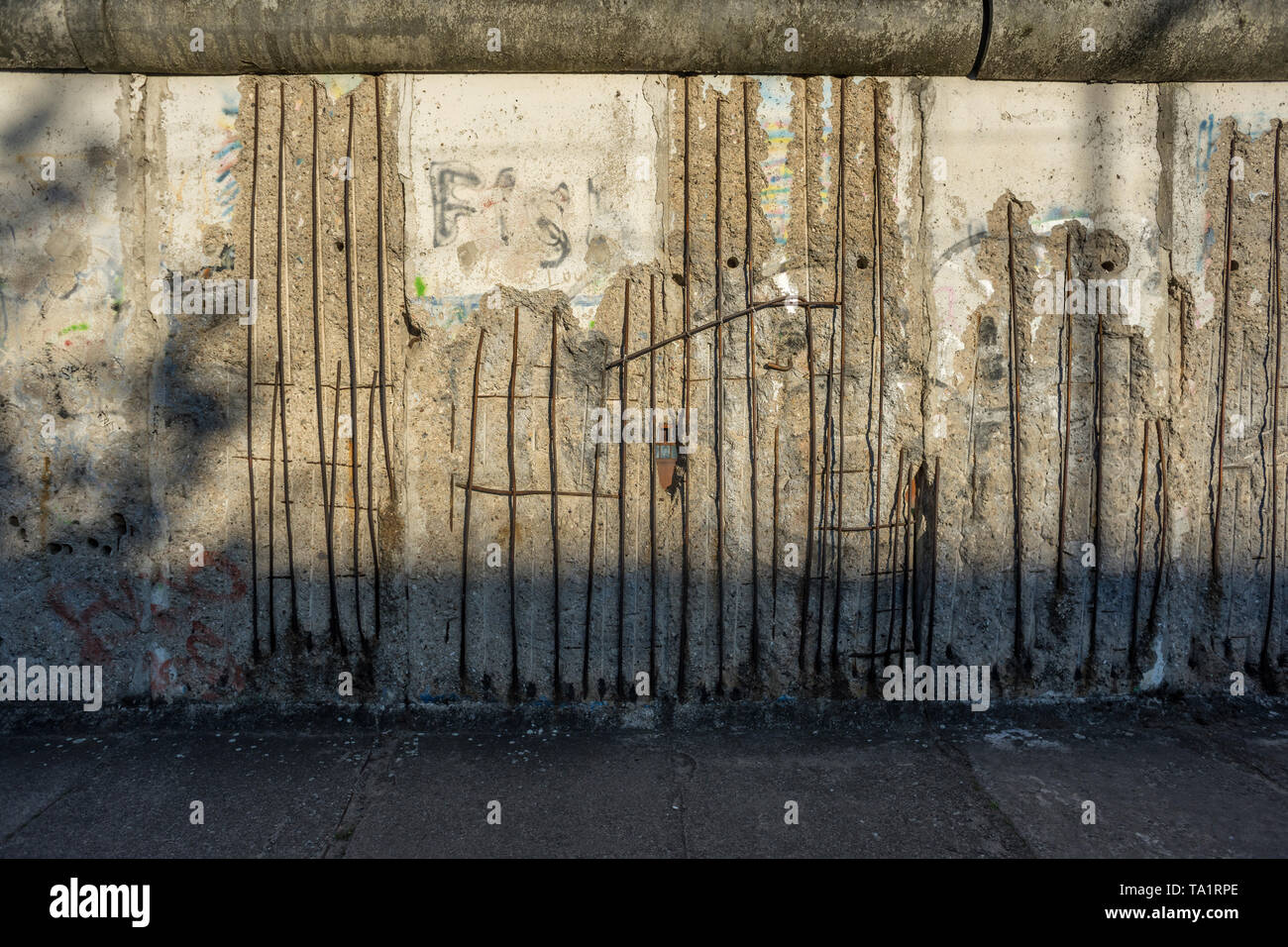 The Berlin Wall Memorial in Berlin, Germany 2019. Stock Photo