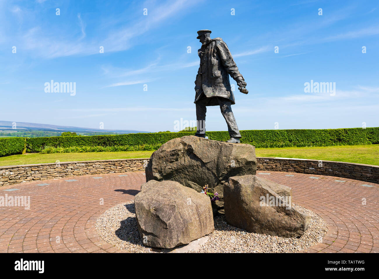 The David Stirling Memorial Near Dunblane, in  Stirlingshire, Scotland, UK. Col David Stirling was founder of the Special Air Service (SAS) in the Bri Stock Photo