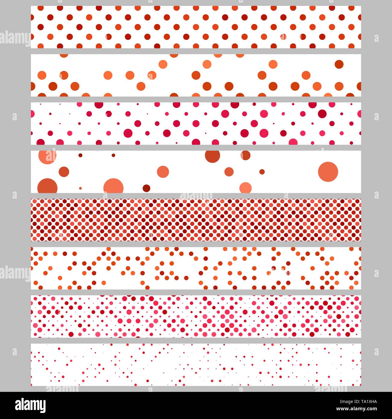 Abstract circle pattern web banner background set Stock Vector Image ...