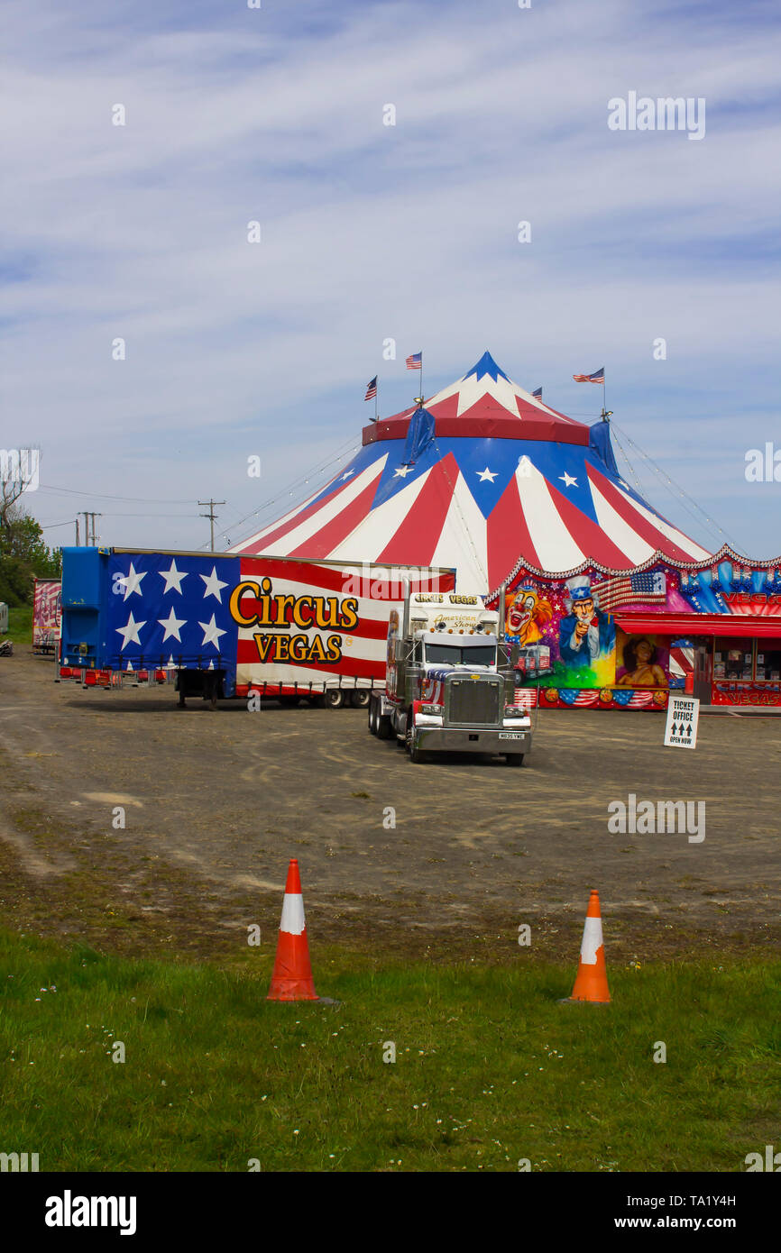15 May 2019 The Red, White and Blue Big Top of the Travelling American
